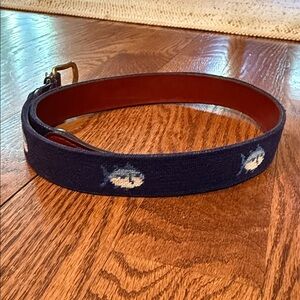 Smathers & Branson Southern tide Needlepoint Belt